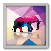 Quadro Decorativo - Elefante - 33cm x 33cm - 103qdsb