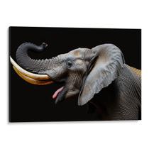 Quadro decorativo Elefante Sereno Entre Laços Eternos - Art Canvas Quadro decorativo Elefante Sereno Entre Laços Eternos - Art Canvas