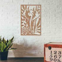 Quadro Decorativo Elefante Vazado MDF 3mm