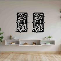 Quadro Decorativo Elegante Vazado MDF 3mm