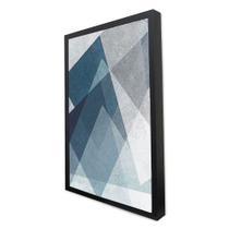 Quadro Decorativo Elementos Geométricos em Moldura Caixa