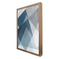Quadro Decorativo Elementos Geométricos em Moldura Caixa Quadro Decorativo Elementos Geométricos em Moldura Caixa