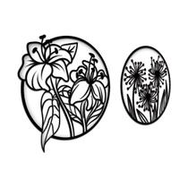 Quadro Decorativo Em Alto Relezo 23X45Cm Quarto Flor