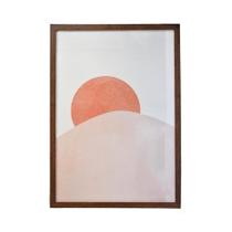 Quadro Decorativo em Canvas com Moldura em Madeira 69x49cm