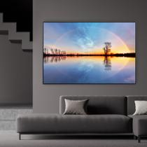 Quadro Decorativo Em Canvas Paisagem No Lago