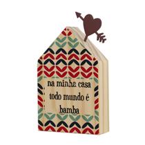 Quadro Decorativo Em Madeira Com Enfeite Em Aço Na Casa Quadro Decorativo Em Madeira Com Enfeite Em Aço Na Casa