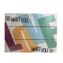 Quadro Decorativo em Madeira Love 30X40cm - D'Rossi Quadro Decorativo em Madeira Love 30X40cm - D'Rossi