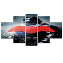 Quadro Decorativo em Mosaico MDF Batman Armadura 115x60cm