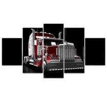 Quadro Decorativo em Mosaico MDF Caminhão 115x60cm Quadro Decorativo em Mosaico MDF Caminhão 115x60cm