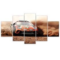 Quadro Decorativo em Mosaico MDF Carro 15 115x60cm