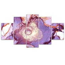 Quadro Decorativo em Mosaico MDF Mármore 14 115x60cm