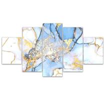 Quadro Decorativo em Mosaico MDF Mármore 3 115x60cm
