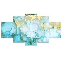 Quadro Decorativo em Mosaico MDF Mármore 7 115x60cm