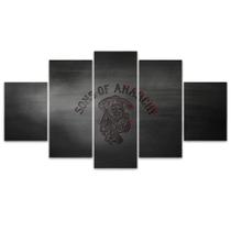 Quadro Decorativo em Mosaico MDF Sons Of Anarchy 115x60cm