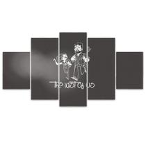 Quadro Decorativo em Mosaico MDF The Last of Us Ellie e Joel Desenho Quadro Decorativo em Mosaico MDF The Last of Us Ellie e Joel Desenho