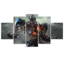 Quadro Decorativo em Mosaico MDF Transformers 115x60cm