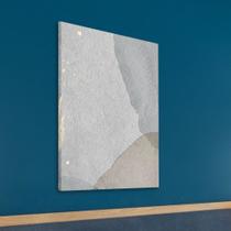 Quadro Decorativo em Tela Abstrato em Tons de Cinza 60x40cm para Sala Recepção Escritório Quarto Quadro Decorativo em Tela Abstrato em Tons de Cinza 60x40cm para Sala Recepção Escritório Quarto