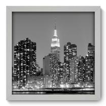 Quadro Decorativo - Empire State - 33cm x 33cm - 032qdmb Quadro Decorativo - Empire State - 33cm x 33cm - 032qdmb