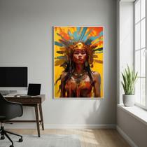 Quadro Decorativo Entidade Cabocla Jupira - 70X50Cm