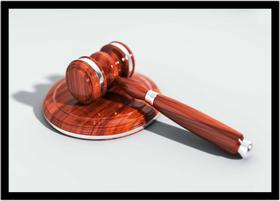 Quadro Decorativo Escritórios De Advocacia Advogados Martelo Da Justiça Com Moldura RC033 Quadro Decorativo Escritórios De Advocacia Advogados Martelo Da Justiça Com Moldura RC033