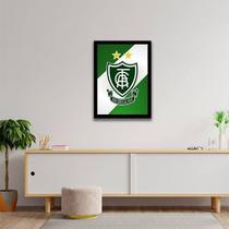 Quadro Decorativo Escudo América Mg