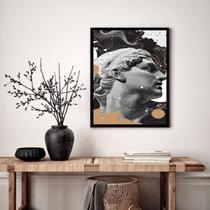 Quadro Decorativo Escultura Davi Formas - 70x50cm