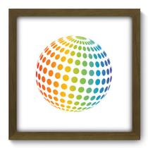 Quadro Decorativo - Esfera - 33cm x 33cm - 140qdam