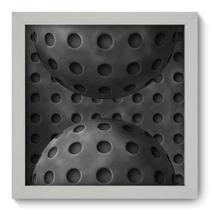 Quadro Decorativo - Esferas - 22cm x 22cm - 037qddb