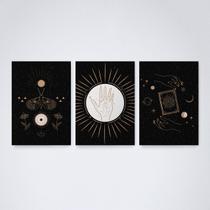 Quadro Decorativo Esotérico Místico Astrologia30x20cm