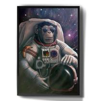 Quadro Decorativo Espaço Macaco Astronauta Swag