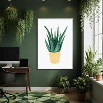 Quadro Decorativo Espada De São Jorge 70X50Cm Mold Preta