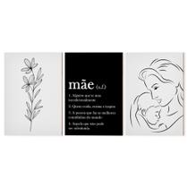 Quadro Decorativo Especial Dia Das Mães Colo De Mãe Bebe 21cmx30cm