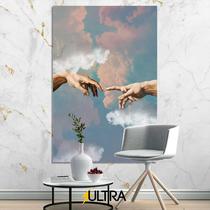 Quadro Decorativo Estátua Grega Aesthetic 90x60cm - Beleza e Proteção para Quartos de Bebê