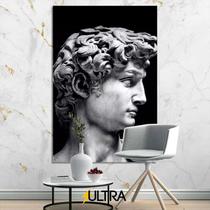 Quadro Decorativo Estátua Grega Aesthetic 90x60cm - Caça e Natureza para Quartos de Aventureiros