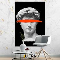 Quadro Decorativo Estátua Grega Aesthetic 90x60cm Sabedoria e Estratégia