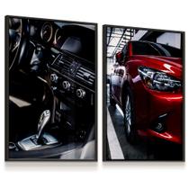 Quadro Decorativo Estética Automotiva Carros 43x63 cada