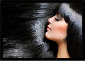 Quadro Decorativo Estética Feminina Moda Salões De Beleza Maquiagem Cabelos Salas Com Moldura RC029