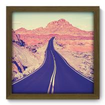 Quadro Decorativo - Estrada - 33cm x 33cm - 055qdpm