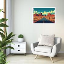 Quadro Decorativo Estrada Deserto - 50x70cm
