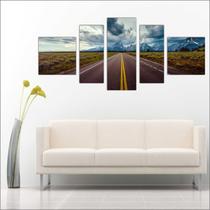 Quadro Decorativo Estrada Paisagens Natureza Salas Decorações Interiores Quadro Decorativo Estrada Paisagens Natureza Salas Decorações Interiores
