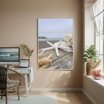 Quadro Decorativo Estreladomar Branca-70X50Cm