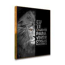 Quadro Decorativo Eu Te Chamei P&B
