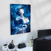 Quadro Decorativo Evangelion - Rei Ayanami Mdf 27x20cm