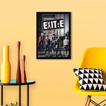 Quadro Decorativo Exit K-Pop 45x34cm