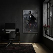 Quadro Decorativo Exu - Orixá da Comunicação - 70x50cm Cor:Moldura Preta Quadro Decorativo Exu - Orixá da Comunicação - 70x50cm Cor:Moldura Preta