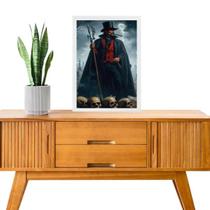 Quadro Decorativo Exu Quebra Osso 45x34cm