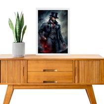 Quadro Decorativo Exu Veludo 33x24cm Quadro Decorativo Exu Veludo 33x24cm