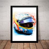 Quadro Decorativo F1 Fernando Alonso Formula 1 Arte Quadro Decorativo F1 Fernando Alonso Formula 1 Arte