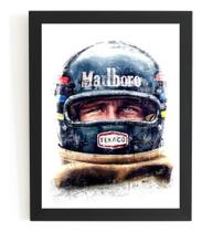 Quadro Decorativo F1 James Hunt Formula 1 Arte