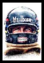 Quadro Decorativo F1 James Hunt Moldura 42x29cm